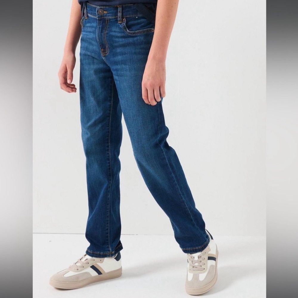 abercrombie kids straight jeans Dark Indigo Size 9/10 SHORT
